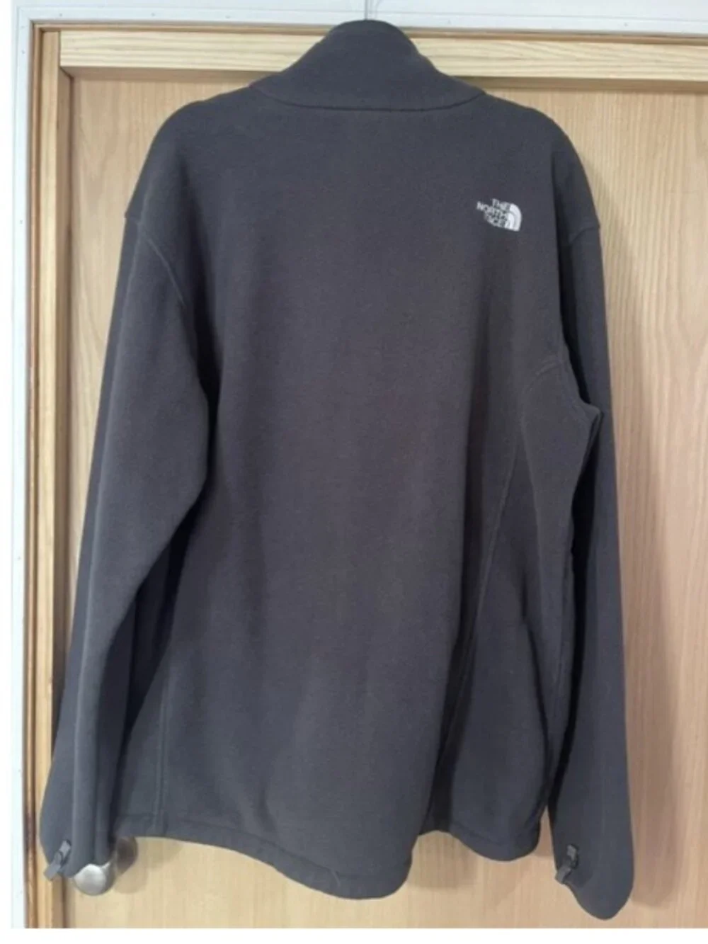 Men's North Face fleece zip up jacket sz XL